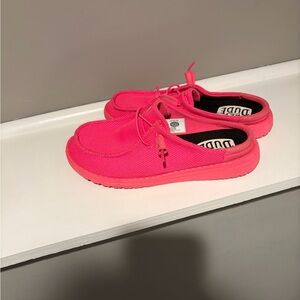Hey Dude Kids' Bright Pink Slip-On Sneaker